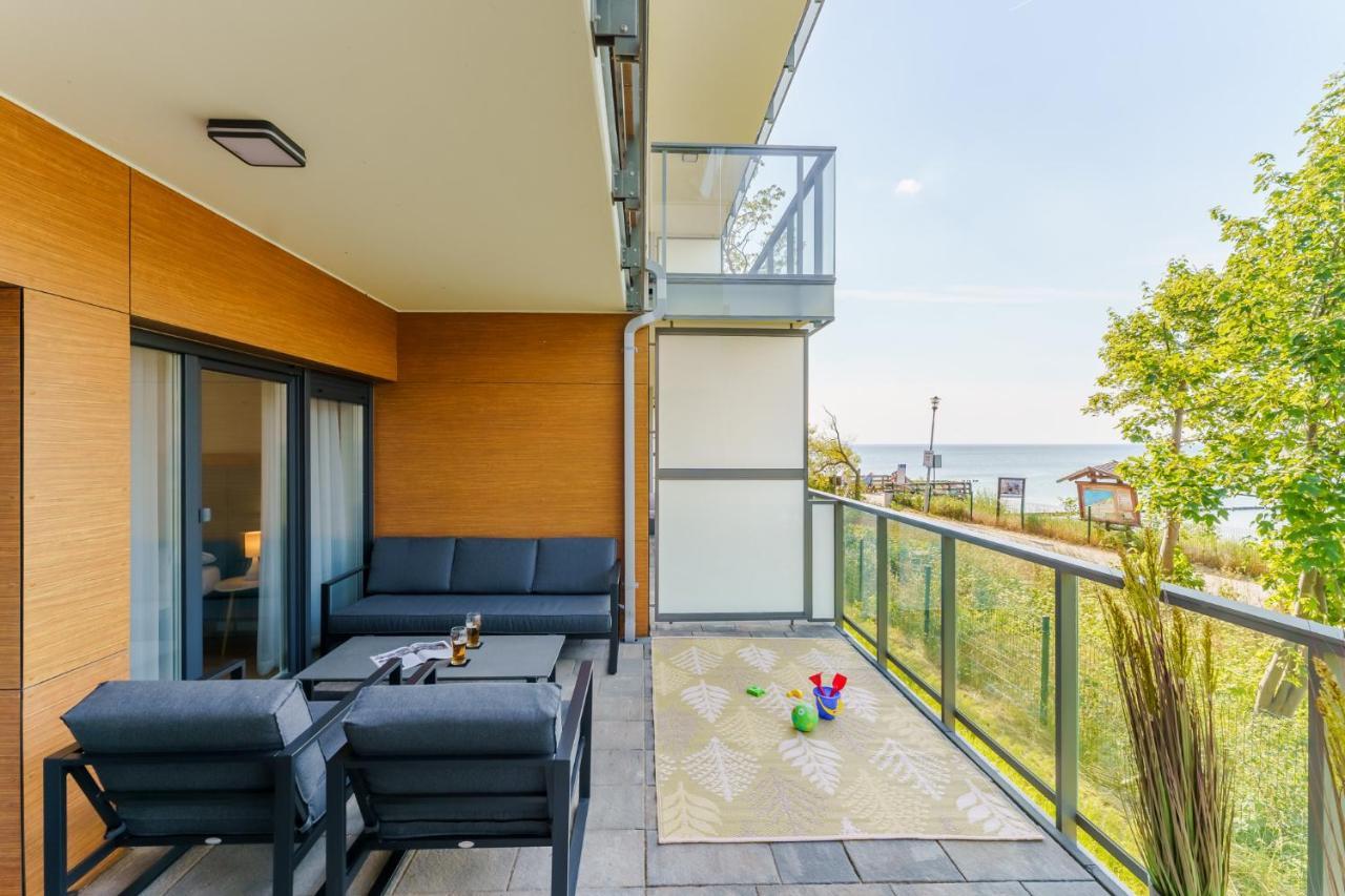 Ustronie Apartments Z Widokiem Na Morze 20 M Do Plazy Ustronie Morskie Kültér fotó