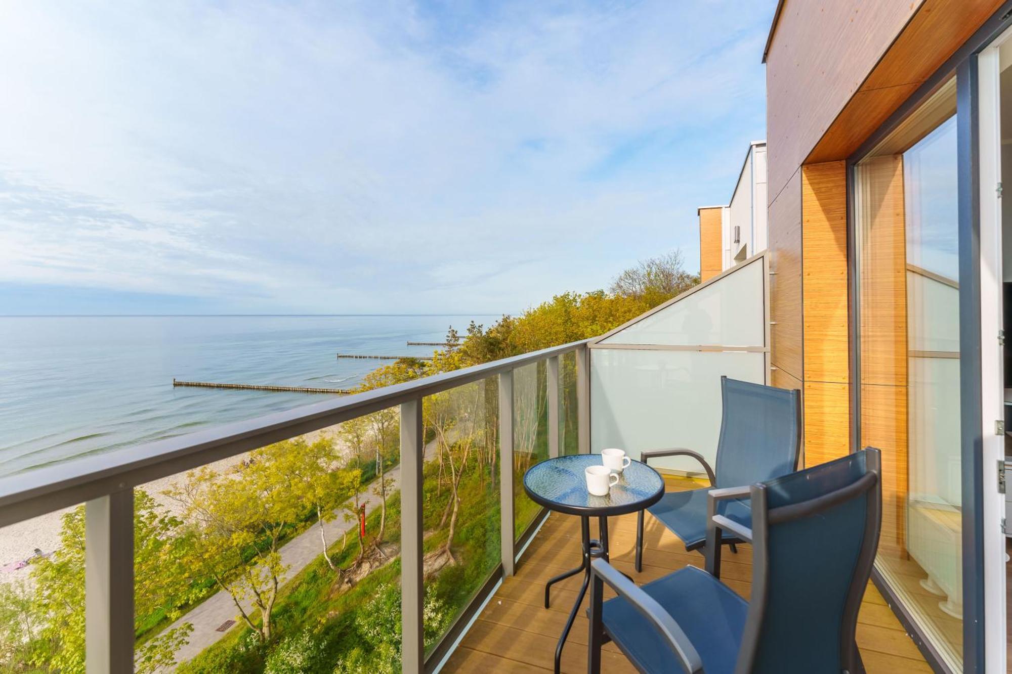 Ustronie Apartments Z Widokiem Na Morze 20 M Do Plazy Ustronie Morskie Kültér fotó